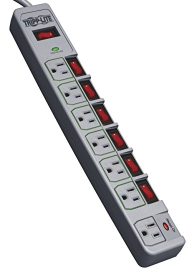 Eco Green Surge Protector Switched 7 Outlet Conserve Energy