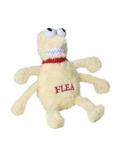 Multipet Large FLEA Plush Dog Squeaker Toy 12-inch