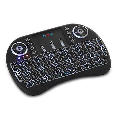 FotoFo Mini Wireless 2.4G Backlit Touchpad Keyboard with Mouse for PC / Mac/ Android TV BOX/ TV Box
