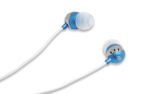 Scosche HP6BL HI-FI Noise-Isolation Earbud Headphones (Blue)