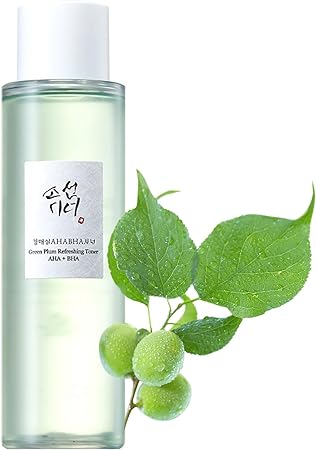 Green Plum Refreshing Toner with Glycolic Acid Toner, Beauty of Korean Skincare Korean Toner for Face,Hydrating for All Skin Types