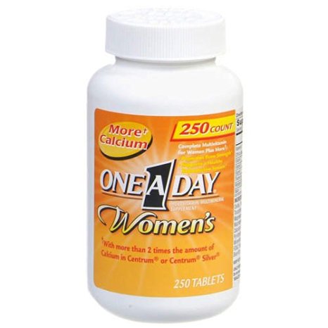 One-A-Day Women's Multivitamin, 250-Count Bottles