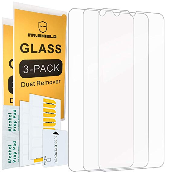 [3-Pack]-Mr.Shield for Samsung Galaxy A20 [Tempered Glass] Screen Protector with Lifetime Replacement