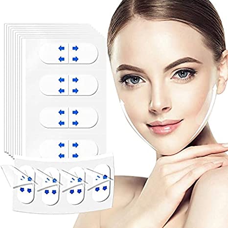 Face Lift Tape, Instant Face Sticker Invisible Waterproof Elasticit, Hide Double Chin And Wrinkles Around The Eyes & Neck Magic More Youthful Beautiful
