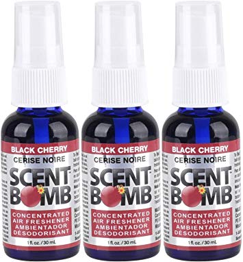 Scent Bomb Super Strong 100% Concentrated Air Freshener - 3 PACK (Black Cherry)