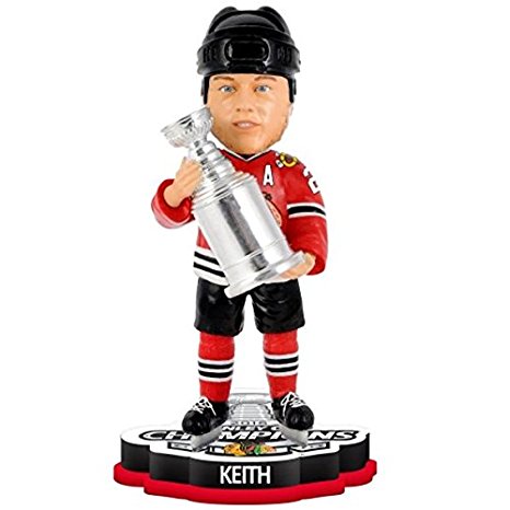 Forever Collectibles 2015 Stanley Cup Champions Chicago Blackhawks Duncan Keith Home Bobblehead