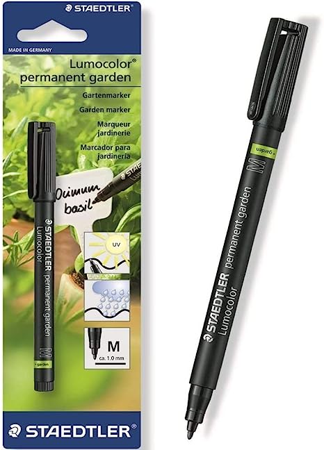 STAEDTLER GARDEN MARKER PEN PERMANENT OUTDOOR MARKER - [Pack of 2]