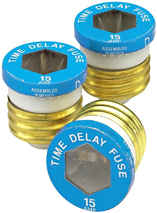 Leviton 7942-15 15 Amp Time Delay Plug Fuse