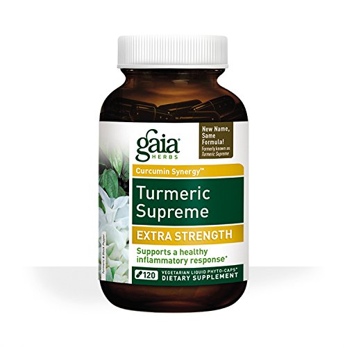 Gaia Herbs Turmeric Supreme Extra Strength 120 Liquid Phyto-Capsules Capsules