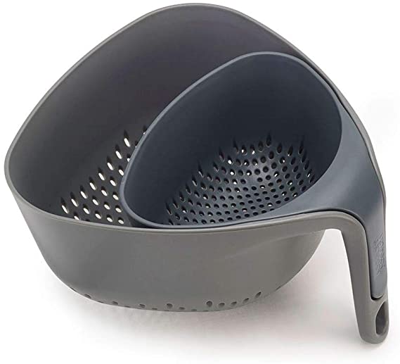 Joseph Joseph 40094 Nest Colanders - Grey , 23.5 x 22.1 x 13.3 cm