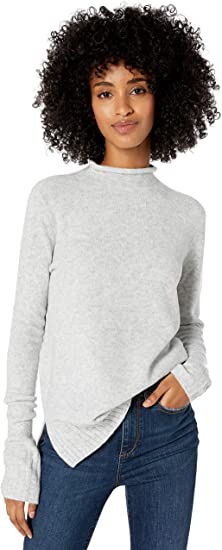 Amazon Brand - Goodthreads Women's Mid-Gauge Stretch Funnel Neck Sweater