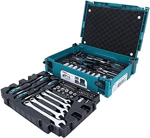 Makita E-11542 Juego de mecánicos de 87 piezas, Multicolor