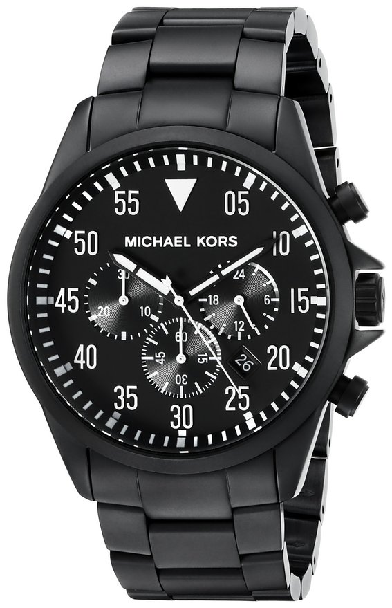 Michael Kors Men's MK8414 Gage Black Stainless Steel Watch