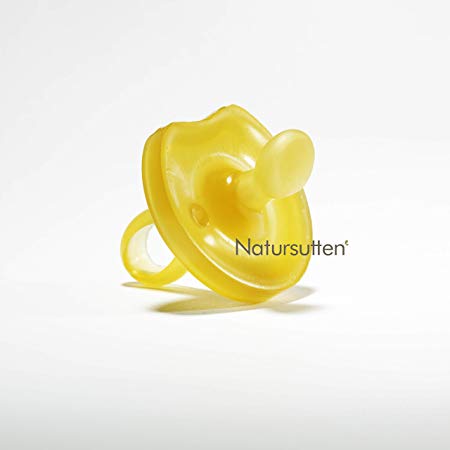 Natursutten BPA Free Natural Rubber Pacifier, Butterfly Orthodontic, 0-6 months