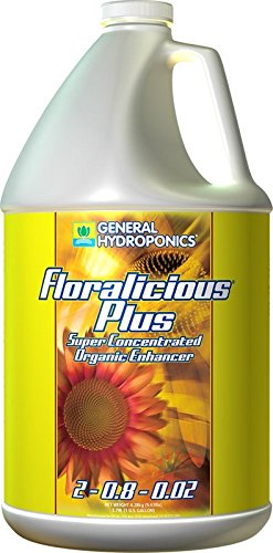 General Hydroponics GH1391 Floralicious Plus for Gardening, 1-Gallon Nutrient, 1 Gallon