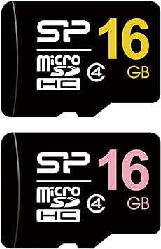 シリコンパワー microSDカード 16GBx2枚セット Class4 SP-MCSDHC16GB4X2JAM