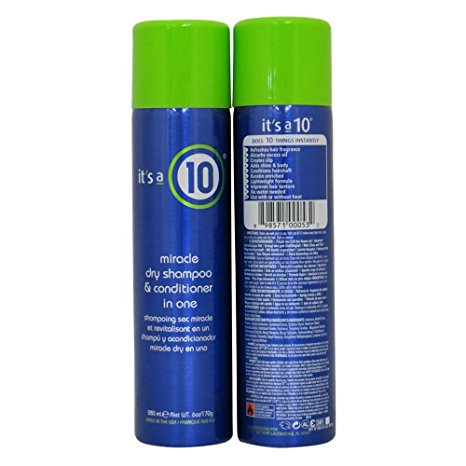 It's a 10 Miracle Dry Shampoo and Conditioner in One, 6 Ounce