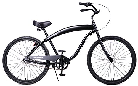 Fito Men's Modena EX Aluminum Alloy 3-Speed 26-Inch Wheel Beach Cruiser Bicycle