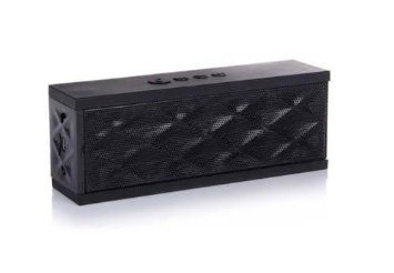 AliSmart Rechargeable Portable Square Travel Wireless Stereo Bluetooth Speaker - Black
