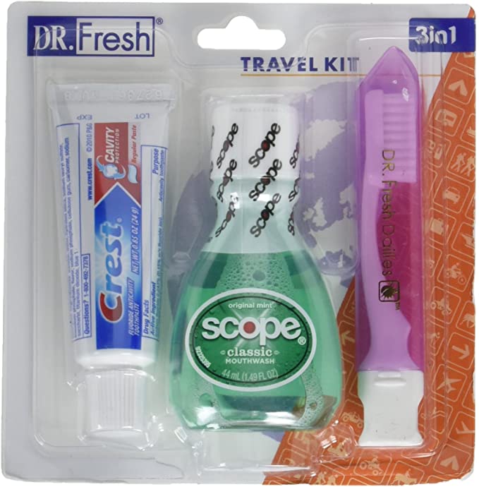 Dr. Fresh Travel Kit 3-in-1 Toothpaste/Scope (322)