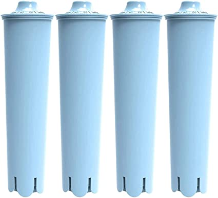 HiWater 4 Packs Water Filter Compatible with Jura Claris Clearyl Blue for Coffee Machines Replacement Compare to Part # 71445 or 67879