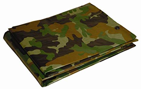 20x30 Multi-Purpose Camouflage Medium Duty DRY TOP Poly Tarp (20'x30')