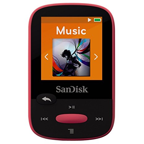 SanDisk Clip Sport 8 GB MP3 Player - Pink