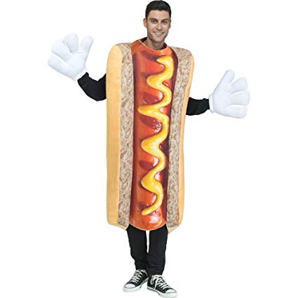 Fun World Photoreal Hot Dog Adult Costume-