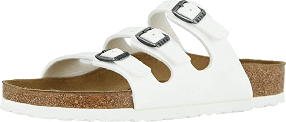 Birkenstock Women's, Florida Soft Footbed Sandal White 39 M