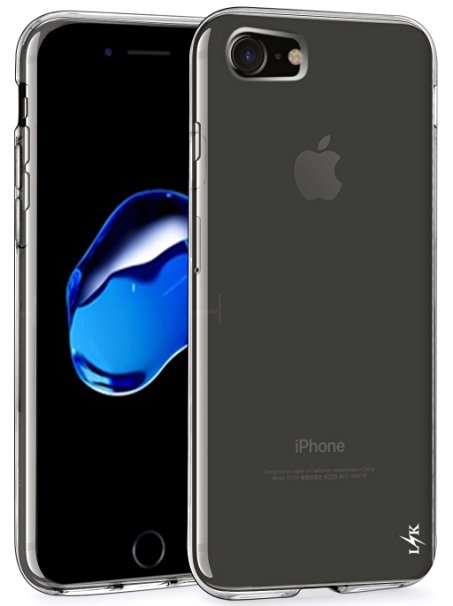 iPhone 7 Case, LK Ultra [Slim Thin] Scratch Resistant TPU Rubber Soft Skin Silicone Protective Case Cover for Apple iPhone 7, Clear