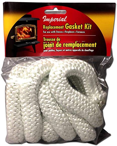 7/8" Bagged Fiberglass Wood Pellet Stove Gasket Rope Door Seal Ga0158 Imperial