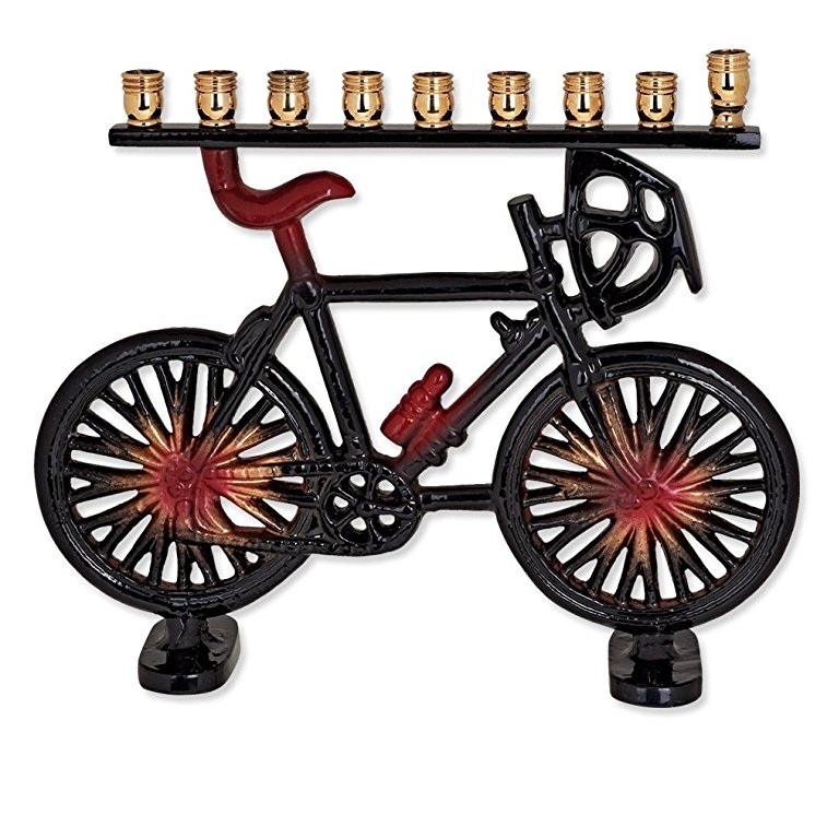 Hanukkah Bicycle Menorah for Chanukah