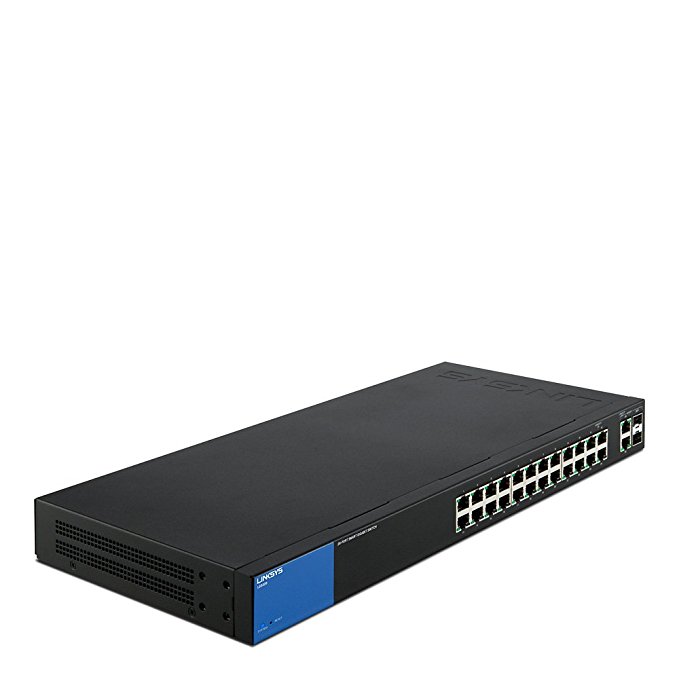 Linksys Business LGS326 24-Port Gigabit Smart Managed Switch with 2 Gigabit and 2 SFP Ports