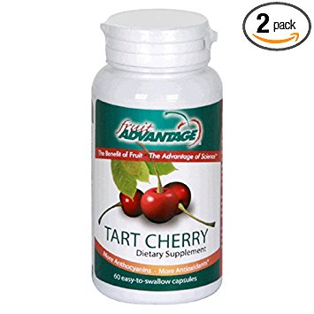 Fruit Advantage Dietary Supplement, Capsules, Tart Cherry, 60 capsules (Pack of 2)
