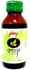 Godrej Anoop herbal hair oil helps control hairfall and improve scalp health 50ml