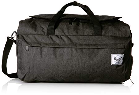 Herschel Supply Co. Outfitter Weekend Duffel, Black Crosshatch, One Size