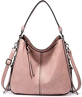BOSTANTEN Hobo Bags for Women Faux Leather Purses and Handbags Large Hobo Purse with Tassel -Choice Color