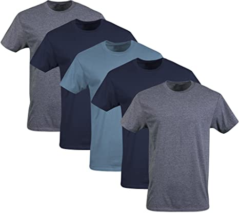 Gildan Men's Crew T-Shirts, Multipack