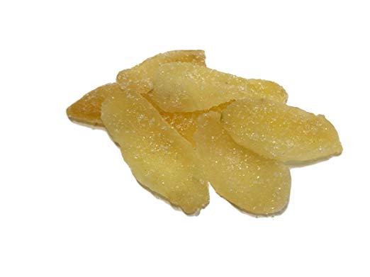 NUTS U.S. - Dried Crystallized Ginger Slices in Resealable Bag (1 LB)