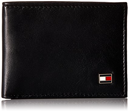 Tommy Hilfiger Men's Genuine Leather Oxford Slimfold Wallet