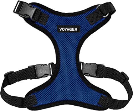 Voyager Step-in Lock Pet Harness – All Weather Mesh, Adjustable Step in Harness for Cats and Dogs by Best Pet Supplies
