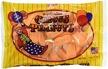 Melster Marshmallow Circus Peanuts 11 oz Bags (3 Pack)