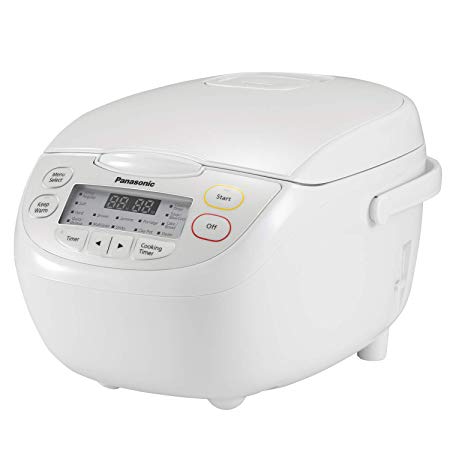 Panasonic SR-CN108 Rice Cooker, 5 Cup (Uncooked), White