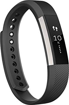 Fitbit Alta Wireless Activity and Fitness Tracker Wristband, Black, Large (6.7-8.1 in) (Non-Retail Packaging)