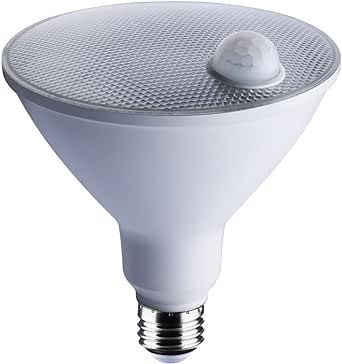 Satco Accessory - 14W PAR38 5000K LED Replacement Lamp with PIR Sensor-5.35 Inches Length and 4.85 Inches Wide