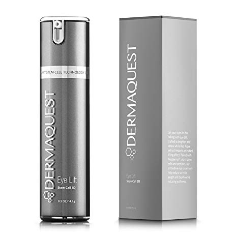 DermaQuest Stem Cell 3D Anti-aging and Brightening Eye Lift Cream - Puffiness, Dark Circles, Fine Lines and Wrinkles Reducer, 0.5 oz