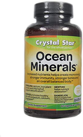 Crystal Star Ocean Minerals, 60 Vegetarian Capsules