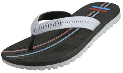 Men's Thong Sandals Sport Flip Flops Slippers - 5 Colors Sizes 7 - 12