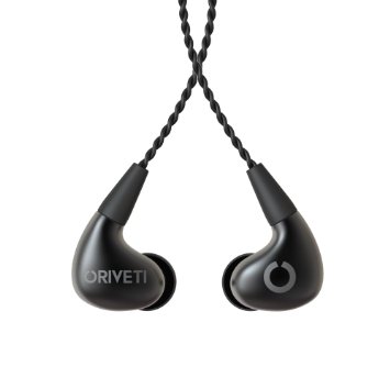 ORIVETI PRIMACY - Whole Aluminium Body, Triple Drivers Hybrid 2 Balanced Armature Dynamic, High Fidelity, Cable Detachable, In-Ear Headphones