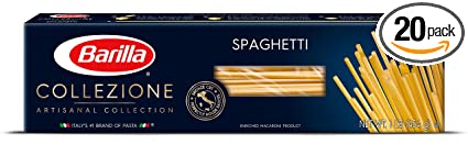 Barilla Collezione Pasta, Spaghetti, 16 Ounce (Pack of 20)